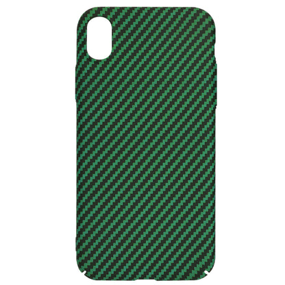 Deksel for Apple iPhone XR, Techsuit, Carbonite FiberShell, Grønn