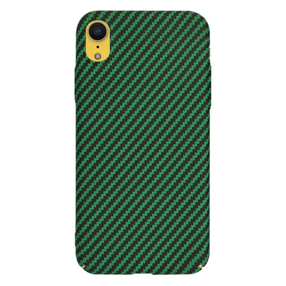 Deksel for Apple iPhone XR, Techsuit, Carbonite FiberShell, Grønn