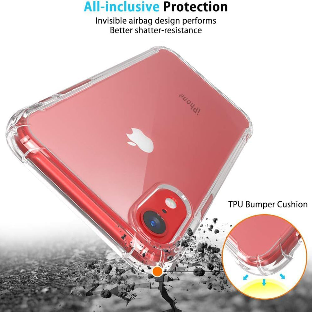 Deksel for Apple iPhone XR, Techsuit, Støtsikker Klar, Transparent