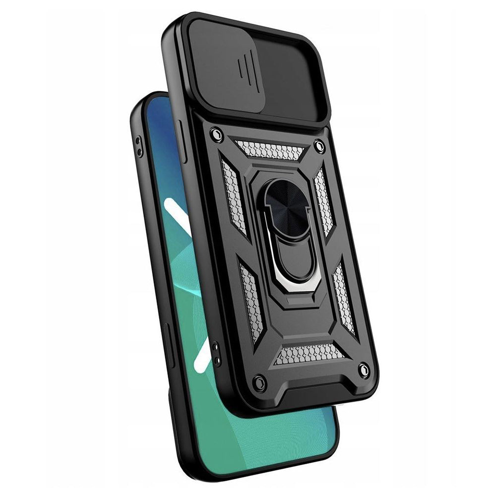 Deksel for Apple iPhone XS Max, Techsuit, CamShield, Svart