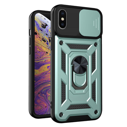 Deksel for Apple iPhone XS Max, Techsuit, CamShield, Grønn
