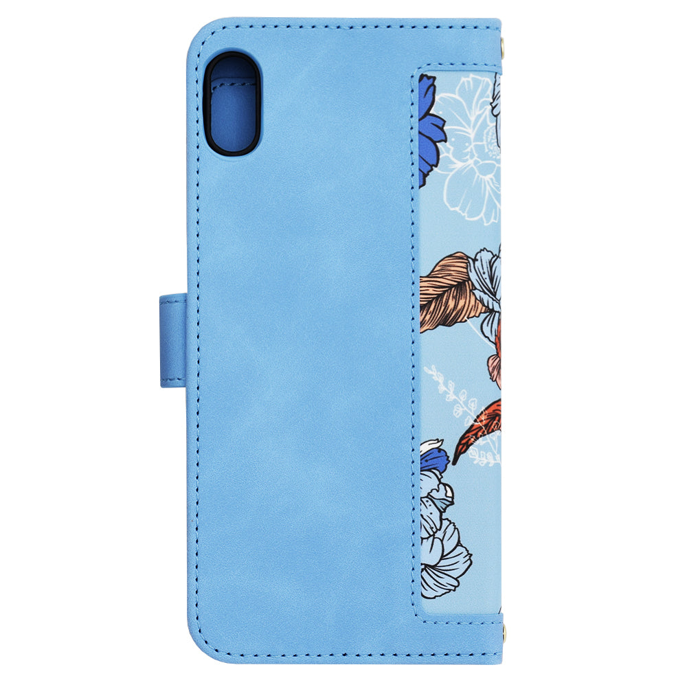 Deksel for Apple iPhone XS Max, Techsuit, FlipCraft, Blå
