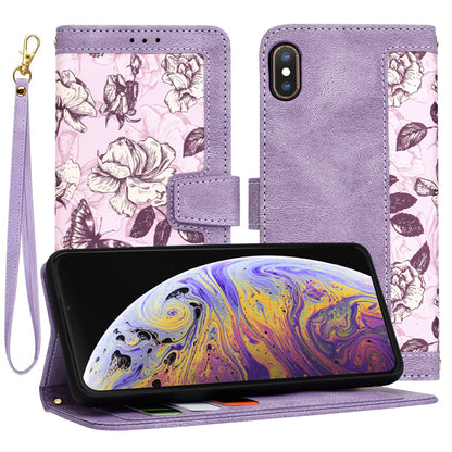 Deksel for Apple iPhone XS Max, Techsuit, FlipCraft, Lilla
