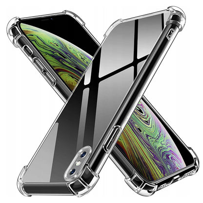 Deksel for Apple iPhone XS Max, Techsuit, Støtsikker Klar, Transparent