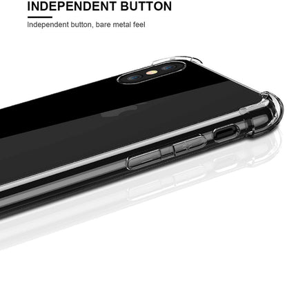 Deksel for Apple iPhone XS Max, Techsuit, Støtsikker Klar, Transparent