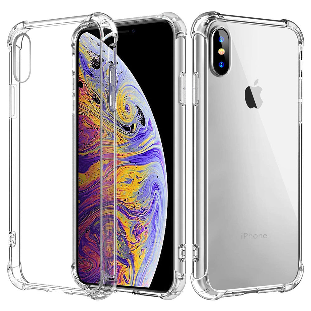 Deksel for Apple iPhone XS / X, Techsuit, Støtsikker Klar, Transparent