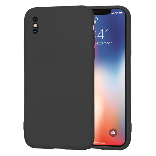 Deksel for Apple iPhone XS / X, Techsuit, SoftFlex, Svart
