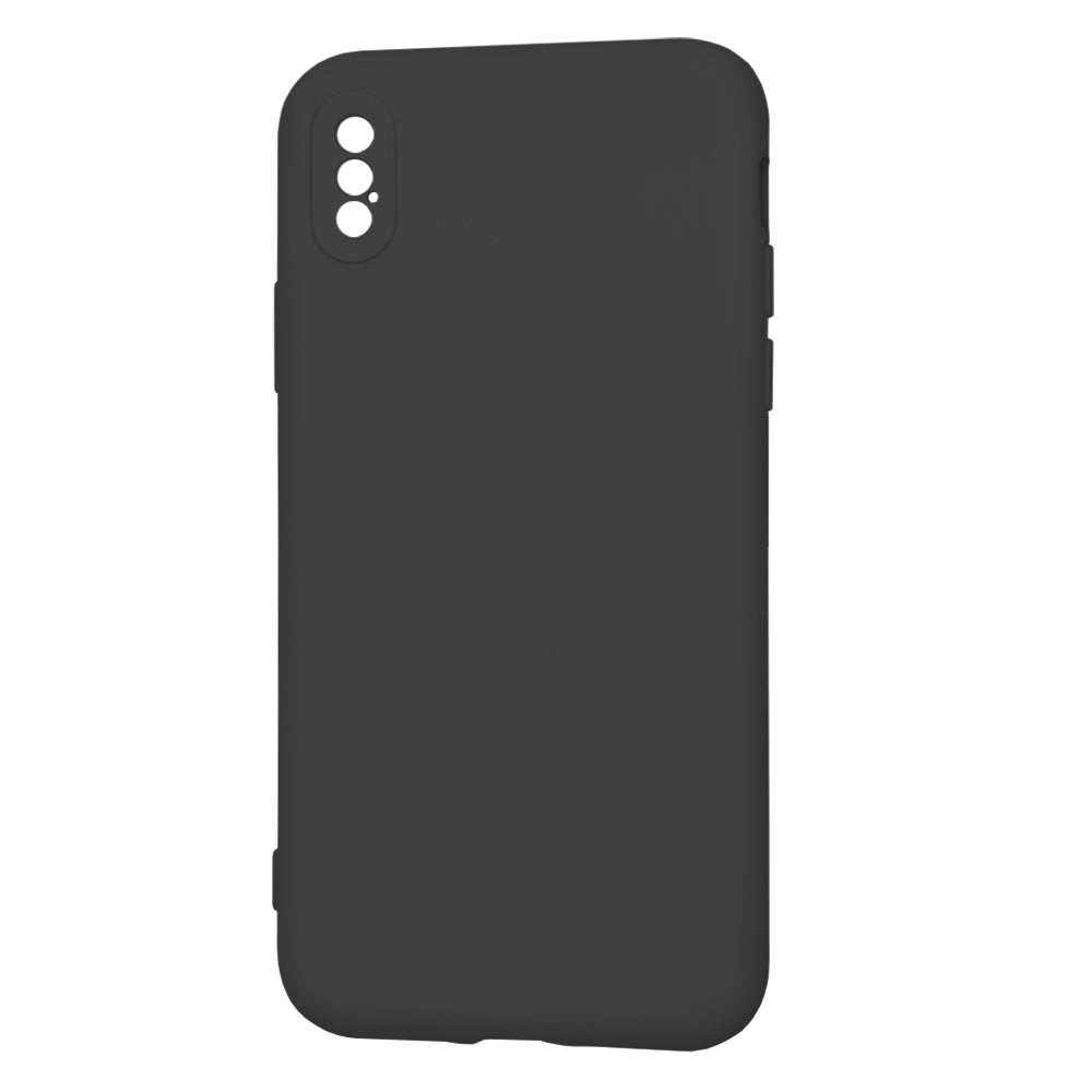 Deksel for Apple iPhone XS / X, Techsuit, SoftFlex, Svart
