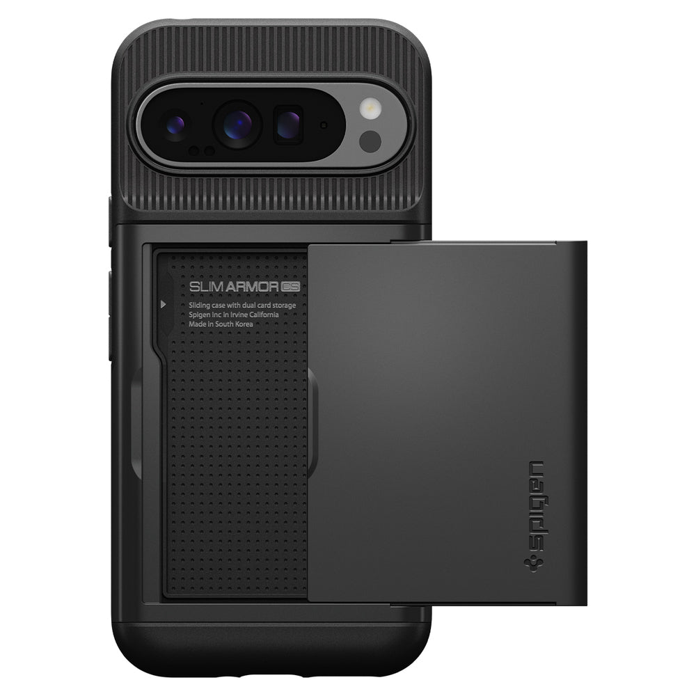 Deksel for Google Pixel 9 Pro XL, Spigen, Slim Armor CS, Svart ACS07729