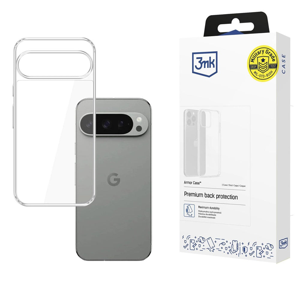 Deksel for Google Pixel 10 Pro / 10, 3MK, Armor, Transparent