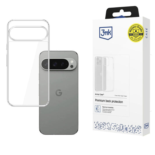Deksel for Google Pixel 10 Pro / 10, 3MK, Armor, Transparent
