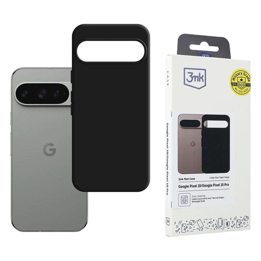 Deksel for Google Pixel 10 Pro / 10, 3MK, Matt svart