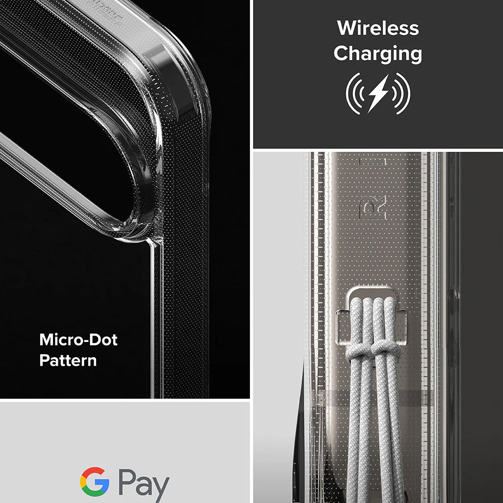 Deksel for Google Pixel 10 Pro / 10, Ringke, Fusion, Transparent