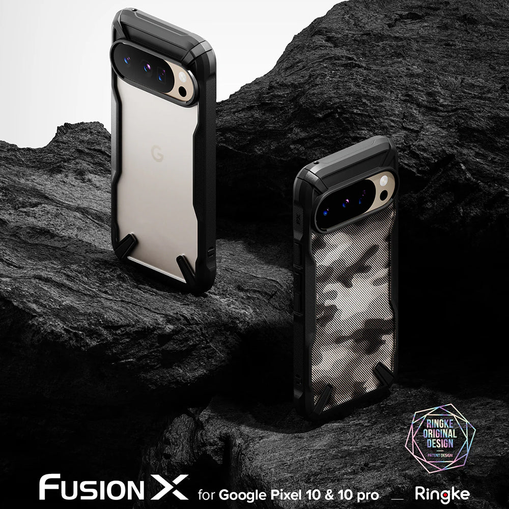 Deksel for Google Pixel 10 Pro / 10, Ringke, Fusion X, Svart
