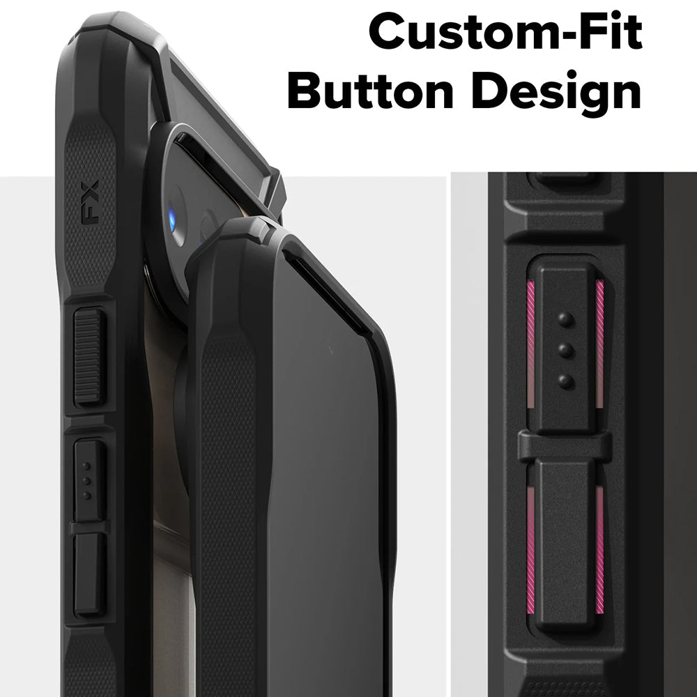 Deksel for Google Pixel 10 Pro / 10, Ringke, Fusion X, Svart