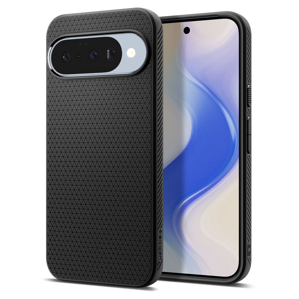 Deksel for Google Pixel 10 Pro / 10, Spigen, Liquid Air, Matt Svart