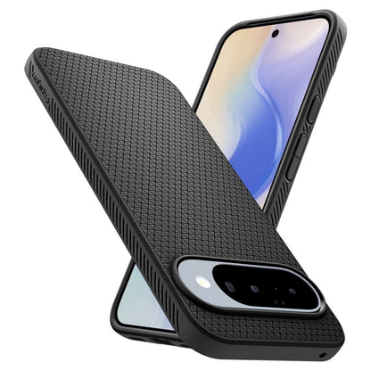 Deksel for Google Pixel 10 Pro / 10, Spigen, Liquid Air, Matt Svart