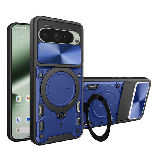 Deksel for Google Pixel 10 Pro / 10, Techsuit, CamGuard Pro, Blå