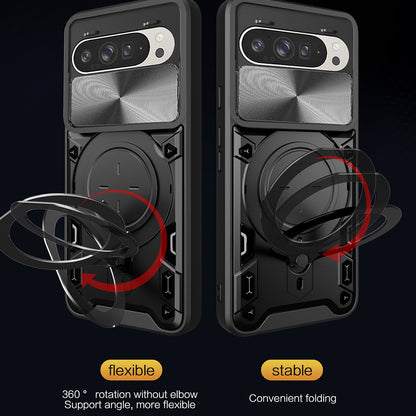Deksel for Google Pixel 10 Pro / 10, Techsuit, CamGuard Pro, Blå