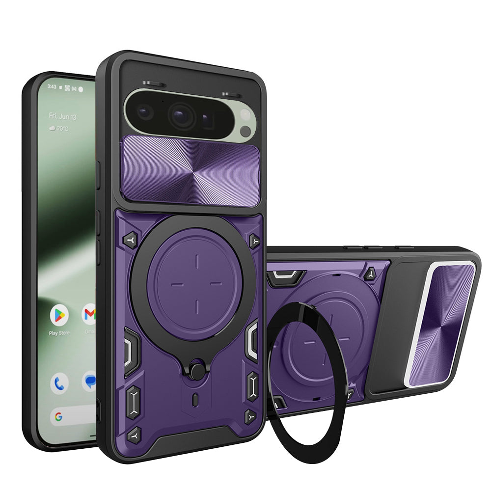 Deksel for Google Pixel 10 Pro / 10, Techsuit, CamGuard Pro, Lilla