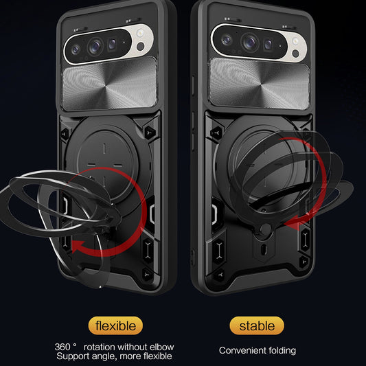 Deksel for Google Pixel 10 Pro / 10, Techsuit, CamGuard Pro, Lilla