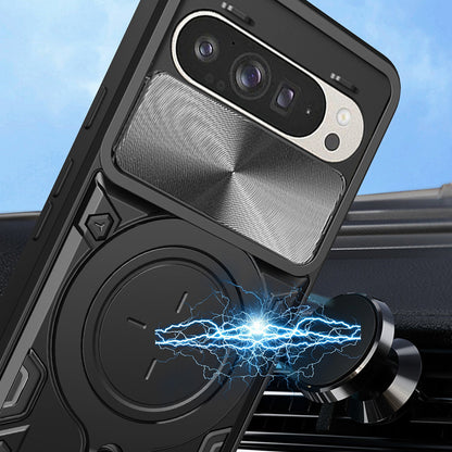 Deksel for Google Pixel 10 Pro / 10, Techsuit, CamGuard Pro, Rosa Gull