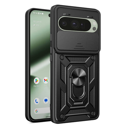 Deksel for Google Pixel 10 Pro / 10, Techsuit, CamShield, Svart
