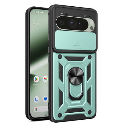 Deksel for Google Pixel 10 Pro / 10, Techsuit, CamShield, Grønn