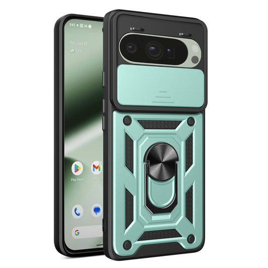 Deksel for Google Pixel 10 Pro / 10, Techsuit, CamShield, Grønn