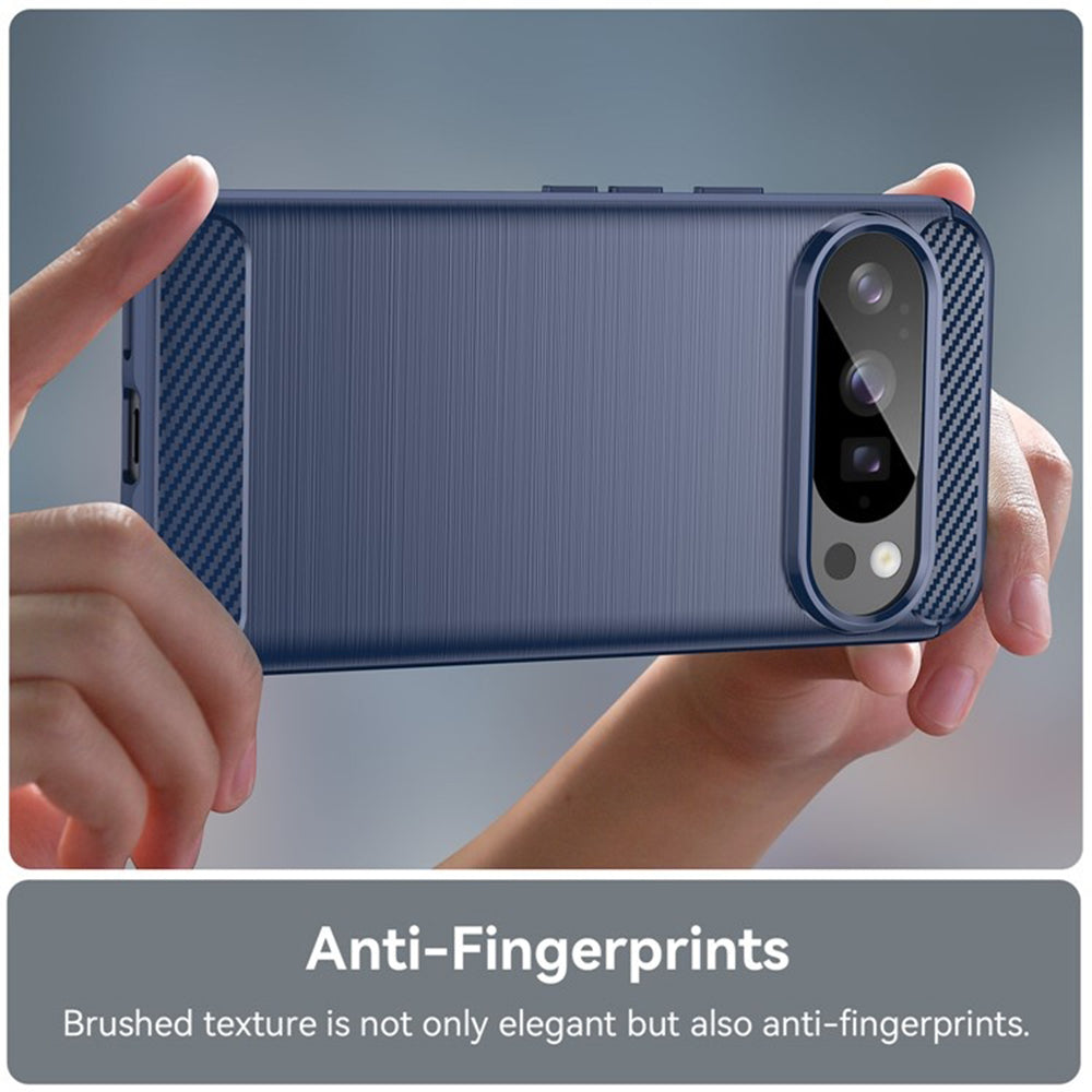 Deksel for Google Pixel 10 Pro / 10, Techsuit, Karbon, Blå