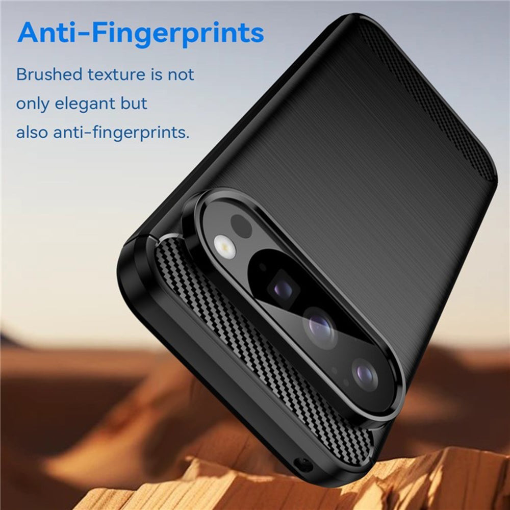 Deksel for Google Pixel 10 Pro / 10, Techsuit, Karbon, Svart