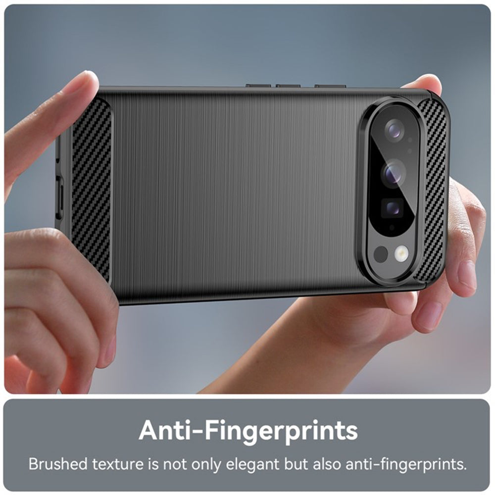 Deksel for Google Pixel 10 Pro / 10, Techsuit, Karbon, Svart