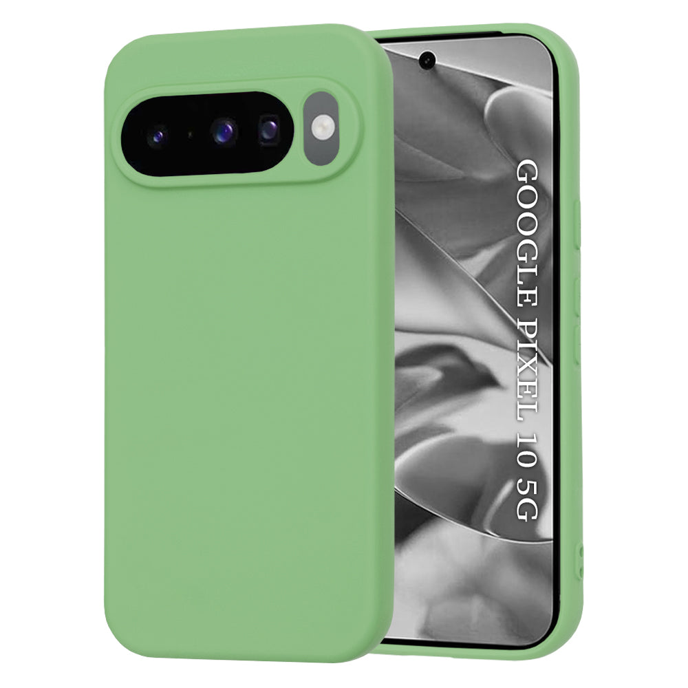 Deksel for Google Pixel 10 Pro / 10, Techsuit, SoftFlex, Lys Grønn