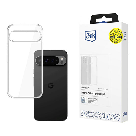 Deksel for Google Pixel 10 Pro XL, 3MK, Armor, Transparent
