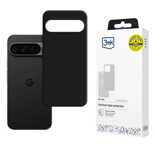 Deksel for Google Pixel 10 Pro XL, 3MK, Matt svart