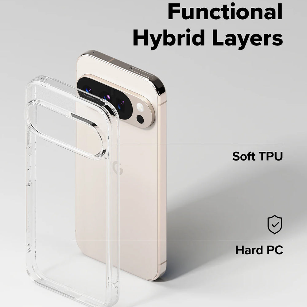 Deksel for Google Pixel 10 Pro XL, Ringke, Fusion, Transparent
