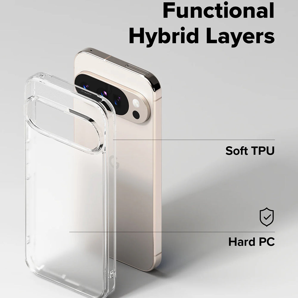 Deksel for Google Pixel 10 Pro XL, Ringke, Fusion, Frostet Transparent