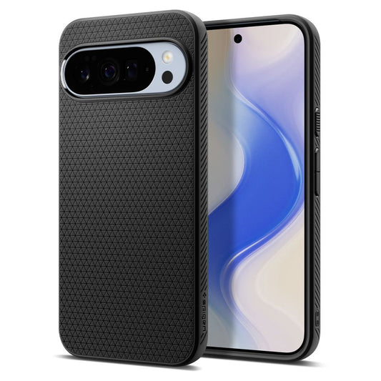 Deksel for Google Pixel 10 Pro XL, Spigen, Liquid Air, Matt Svart ACS09737
