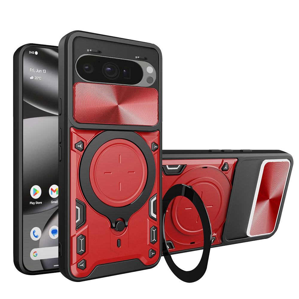 Deksel for Google Pixel 10 Pro XL, Techsuit, CamGuard Pro, Rød