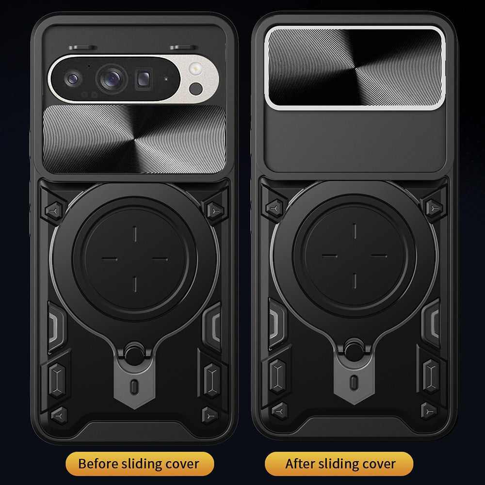 Deksel for Google Pixel 10 Pro XL, Techsuit, CamGuard Pro, Rosa Gull