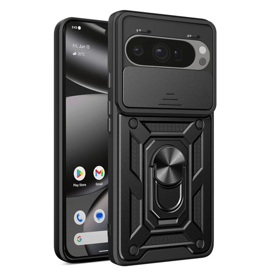 Deksel for Google Pixel 10 Pro XL, Techsuit, CamShield, Svart