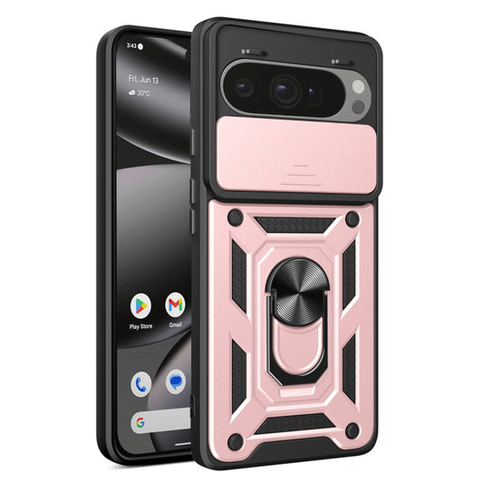 Deksel for Google Pixel 10 Pro XL, Techsuit, CamShield, Rosa
