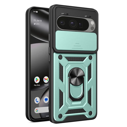 Deksel for Google Pixel 10 Pro XL, Techsuit, CamShield, Grønn