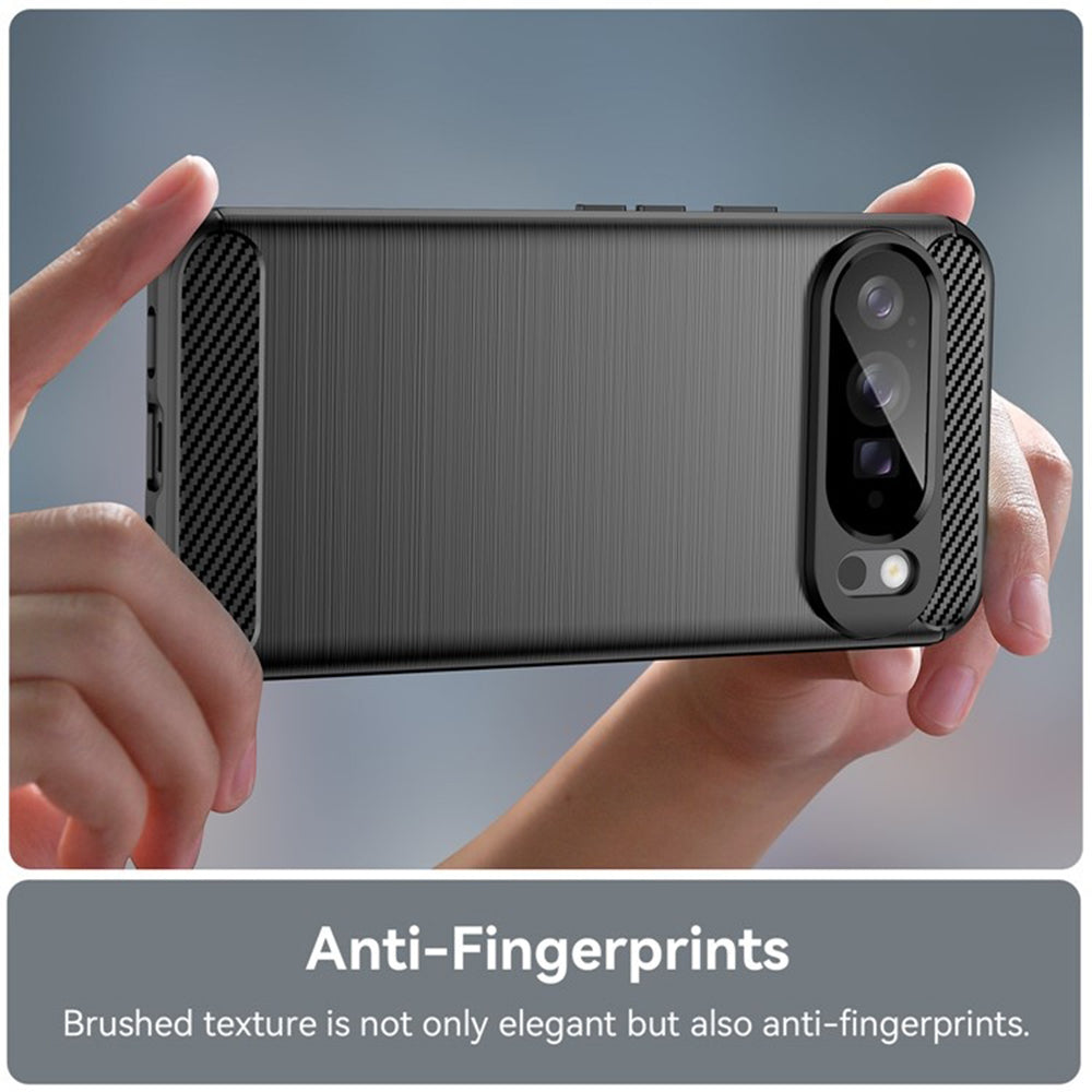 Deksel for Google Pixel 10 Pro XL, Techsuit, Karbon, Svart