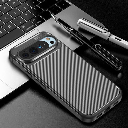 Deksel for Google Pixel 10 Pro XL, Techsuit, CarbonFiber, Svart