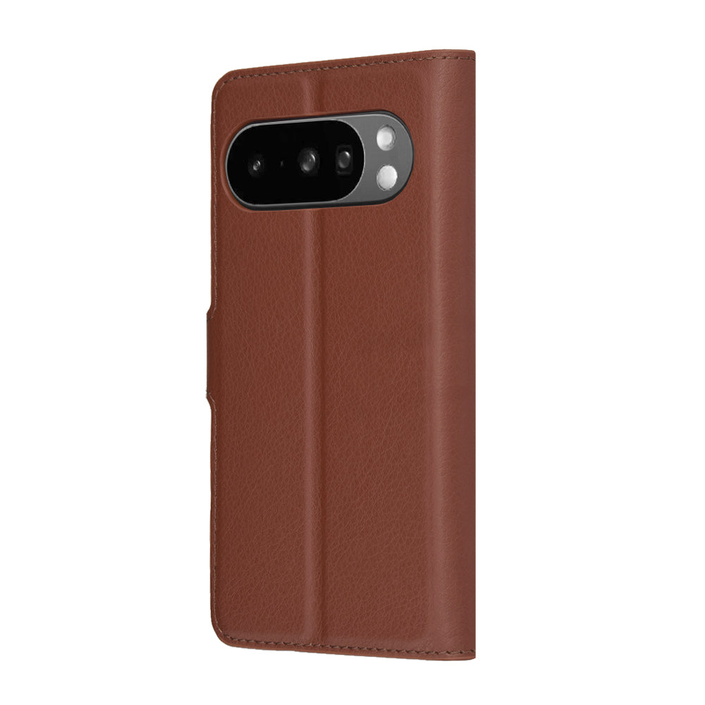 Deksel for Google Pixel 10 Pro XL, Techsuit, Leather Folio, Brun