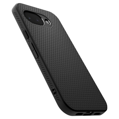 Deksel for Google Pixel 10a, Spigen, Liquid Air, Matt Svart ACS11285