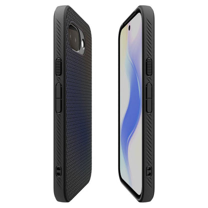 Deksel for Google Pixel 10a, Spigen, Liquid Air, Matt Svart ACS11285