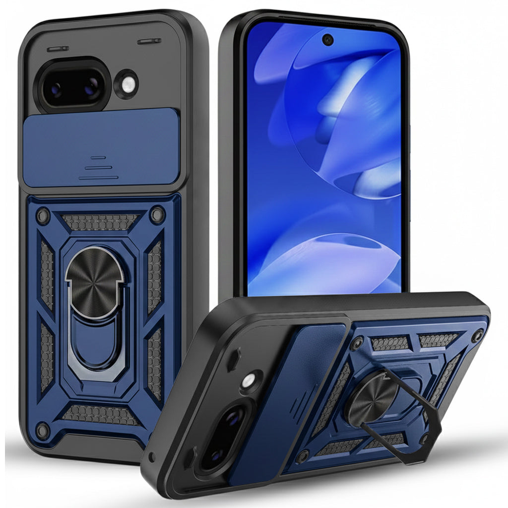 Deksel for Google Pixel 10a, Techsuit, CamShield, Blå