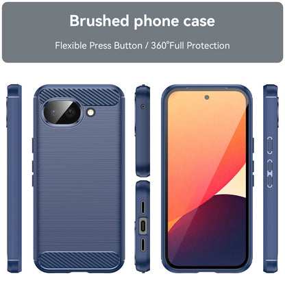 Deksel for Google Pixel 10a, Techsuit, Karbon, Blå